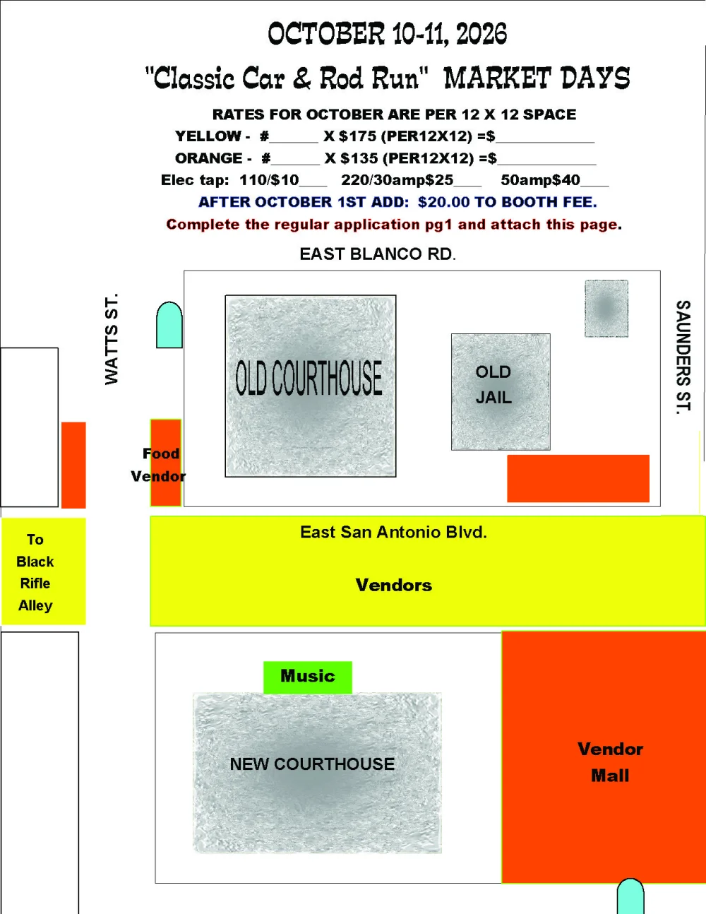 Boerne Market Days Classic Car & Rod Run 2026